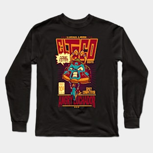 Angry Taco, EL TACO Angry Luchador Long Sleeve T-Shirt